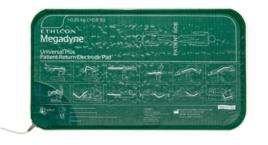 MEGADYNE™ MEGA SOFT™ Universal Plus Reusable Patient Return Electrode MEGADYNE™ MEGA SOFT™ Universal Plus Reusable Patient Return Electrode